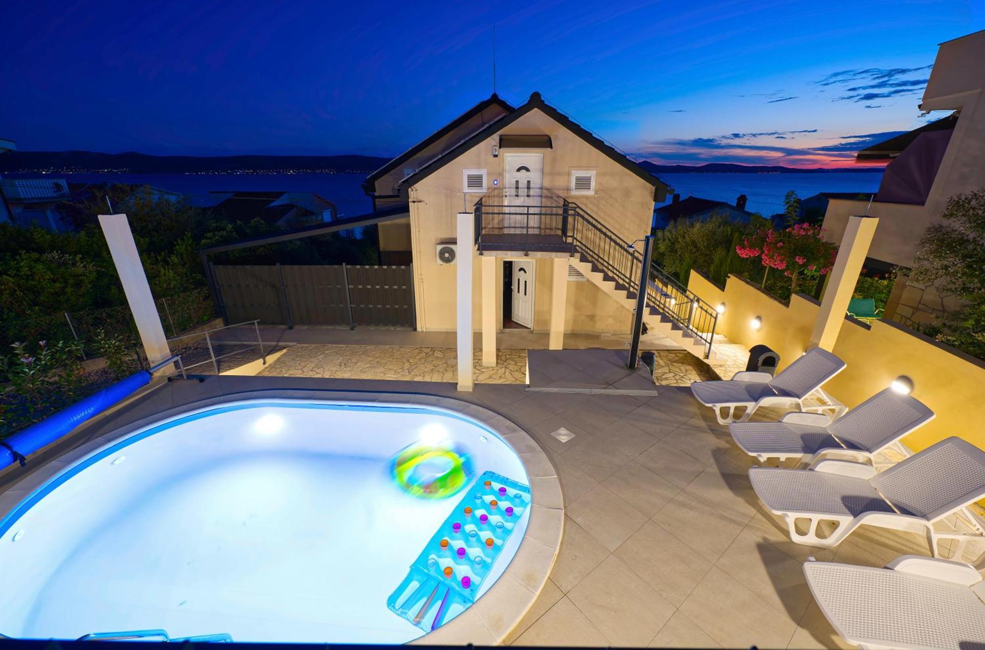 Villa More Sveti Petar Na Moru With Pool And Sea View Kültér fotó